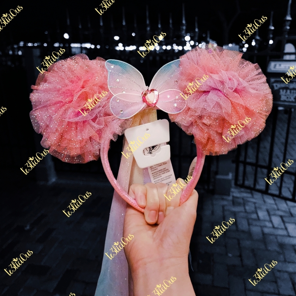 DISNEY PARKS PASTEL FAIRY TULLE EARS - Picture 1 of 6